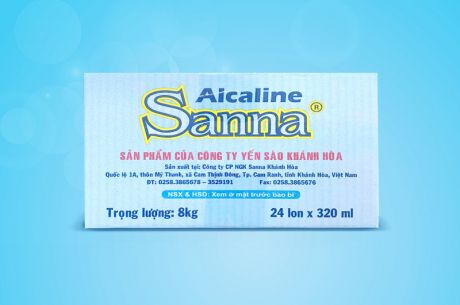 Nước uống ion kiềm Sanna đóng lon Alcaline Sanna - IONT